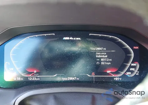 2023 BMW M4 Csl z USA, uszkodzony, nr VIN WBS63AZ05PCM07503